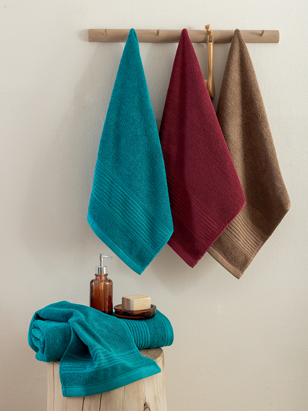 Πετσέτα Λουτρού Towels Collection 70×140 ROKE BEIGE