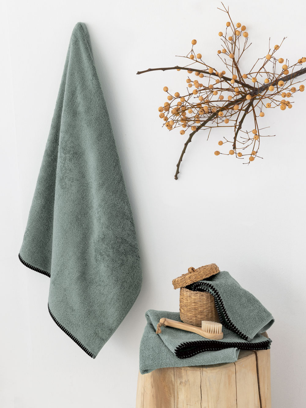 Πετσέτα Χεριών Towels Collection 30x50 BROOKLYN GREY