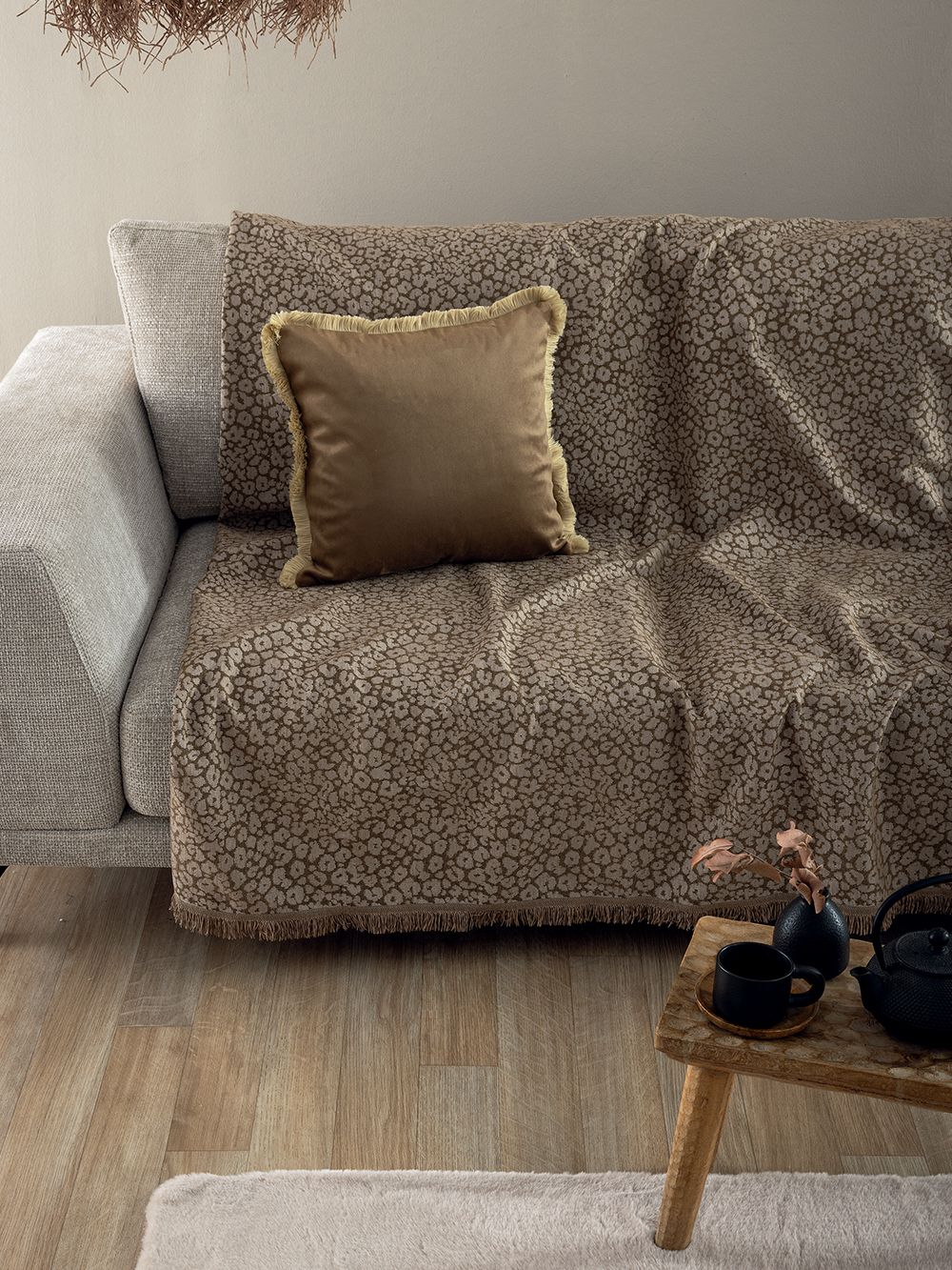 Ριχτάρι Πολυθρόνας RAMA GOLD 170×170