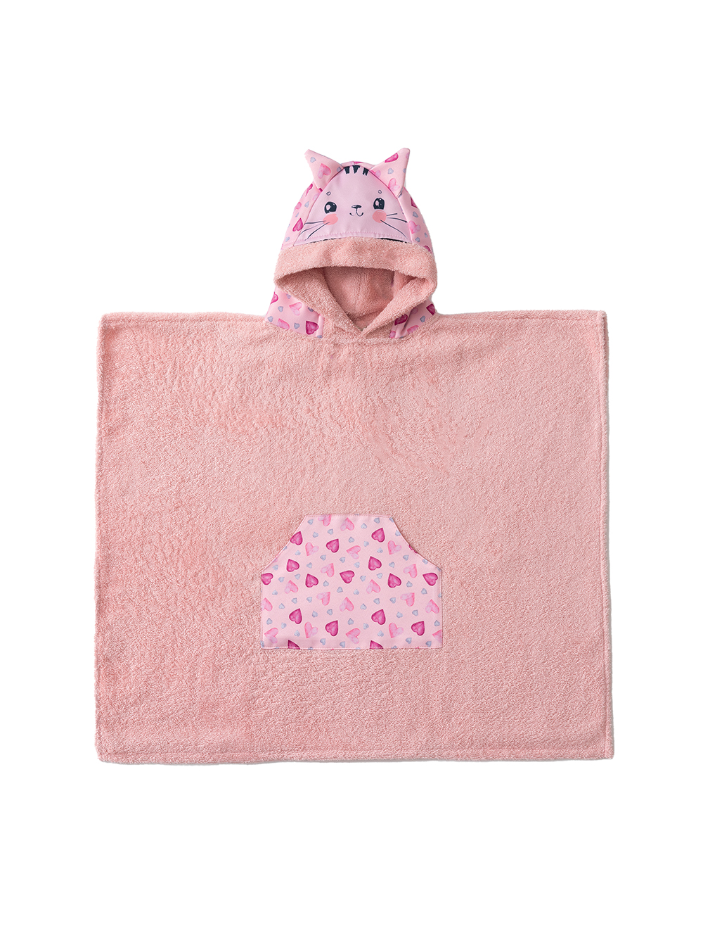 Παιδική πετσέτα με κουκούλα 70x120 KITTY - Palamaiki