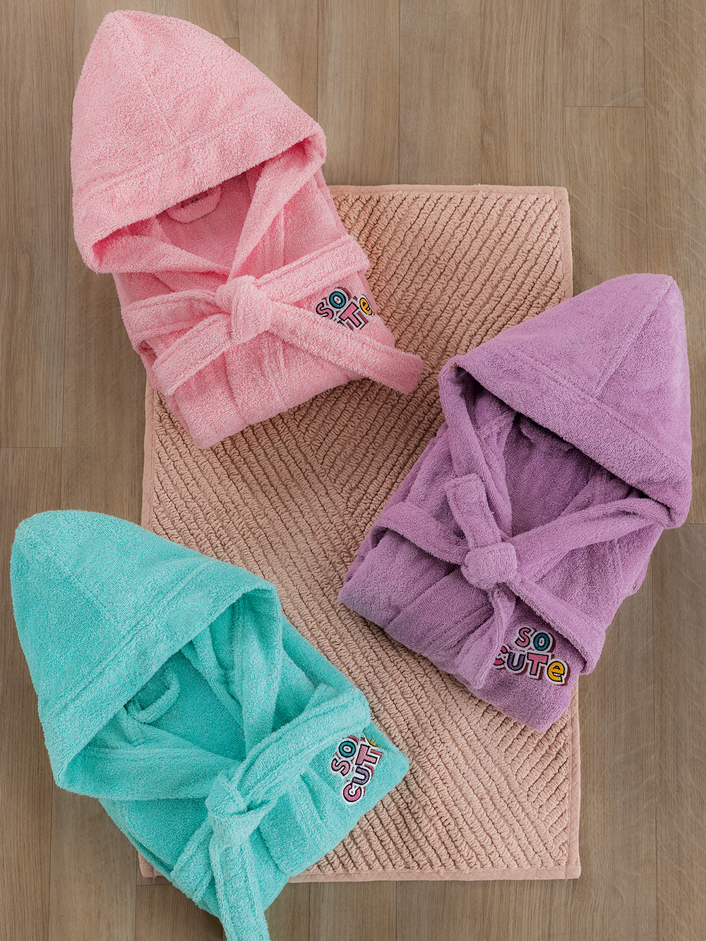 Μπουρνούζι με Κουκούλα Kids Bath CUTE LILAC 8-10