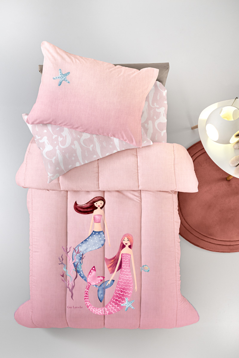 Guy Laroche Κουβερλί Merida Pink Suede