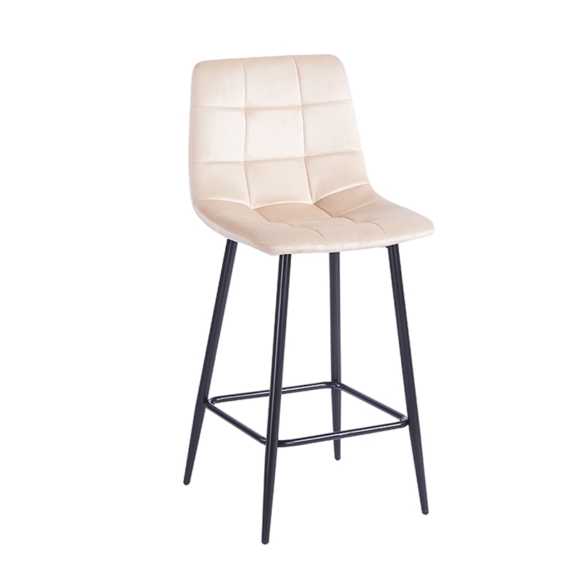 ZITA PLUS NORA BEIGE VELVET ΥΦΑΣΜΑ 65εκ. ΣΚΑΜΠΟ ΜΕΤΑΛΛΙΚΟ 45X41X65-99εκ.