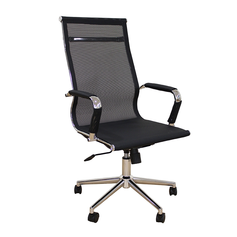 A9954 ΜΑΥΡΟ PU/MESH ΠΟΛΥΘΡΟΝΑ ΓΡΑΦΕΙΟΥ 53X58X46-105/55-115εκ.