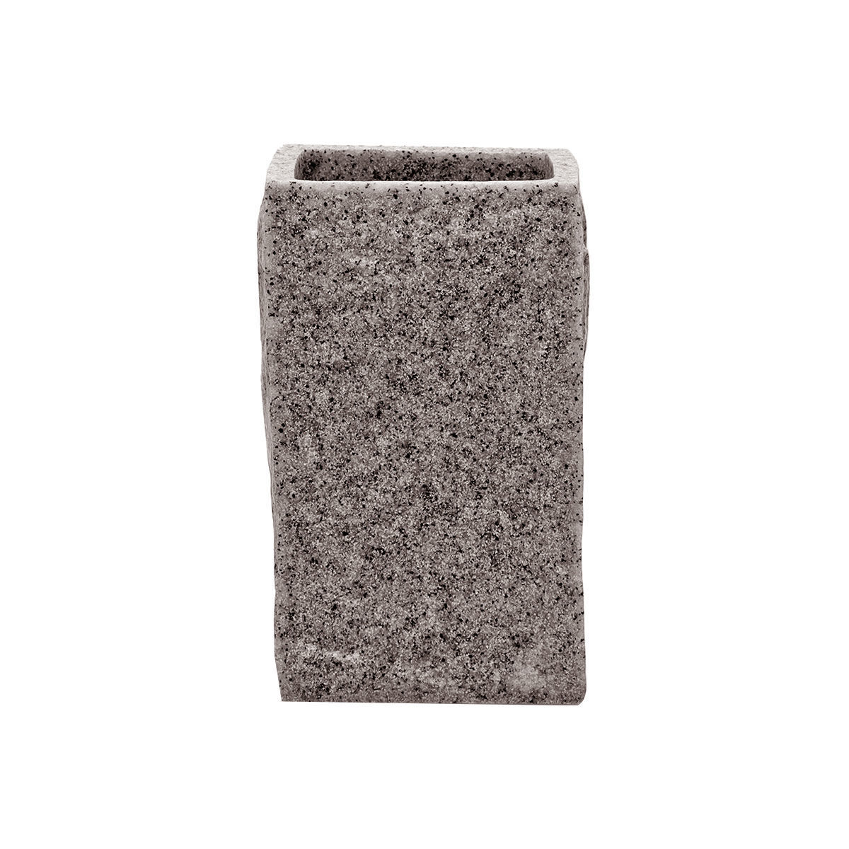 Ποτηρακι μπανιου rock ρητινησ γκρι 02-6402, estia