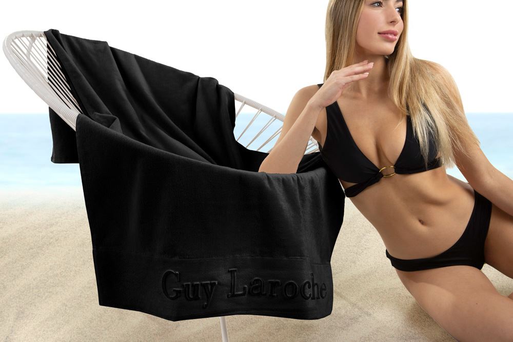 Πετσέτα θαλάσσης VARADERO Black 80x170