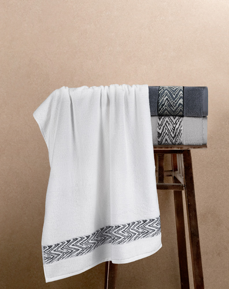 Guy Laroche Πετσέτα Μπάνιου Pome Silver 70x140