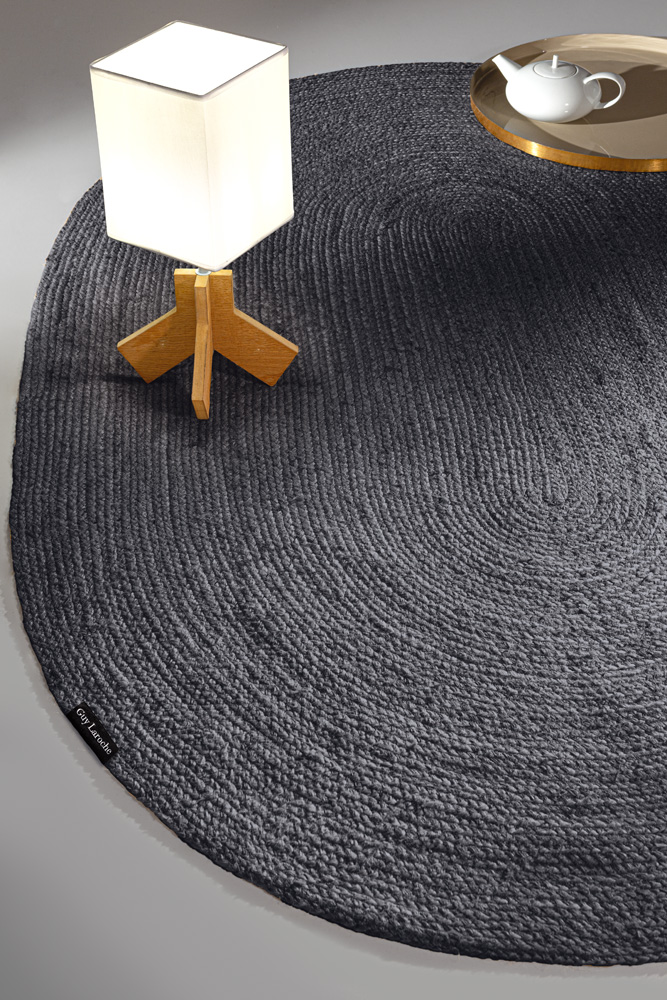 Χαλί Native Anthracite Oval 140x210εκ.