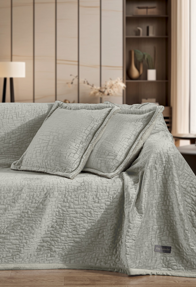 Ριχτάρι Bolzano Khaki 130x170 + Διακοσμητική Μαξιλαροθήκη