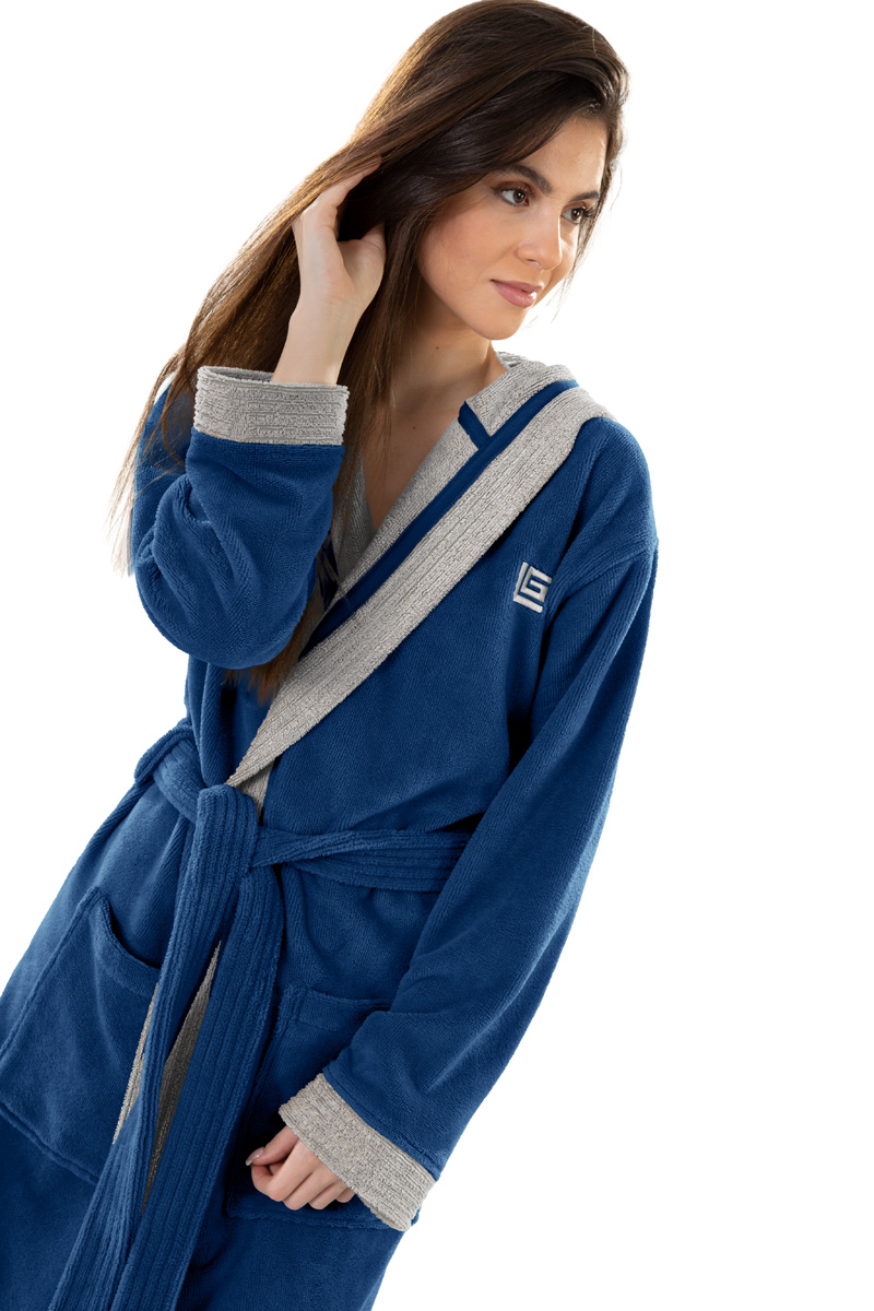 Μπουρνούζι Monogram Marine Large