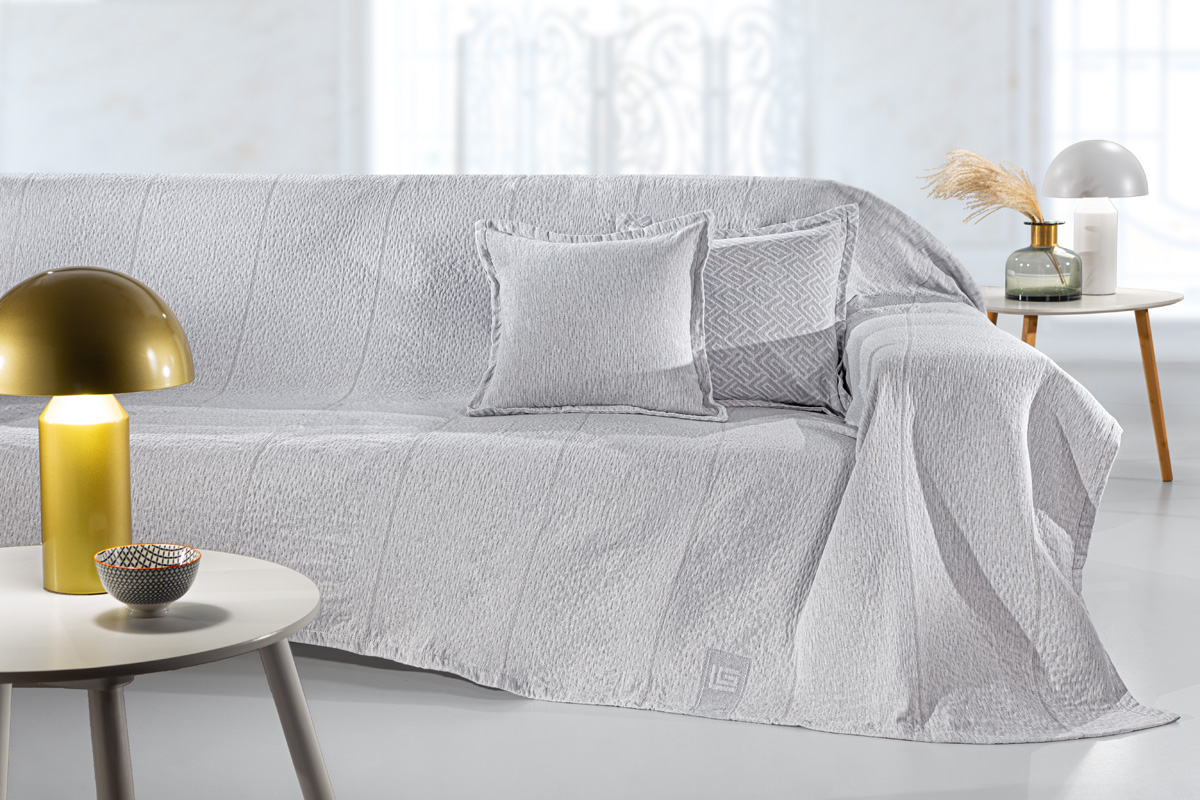Ριχτάρι Καναπέ Soho Silver 180X350