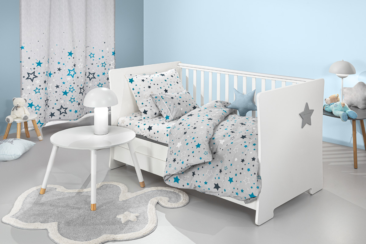 Σετ 3τμχ Βρεφικά Σεντόνια Starland Silver 115Χ170