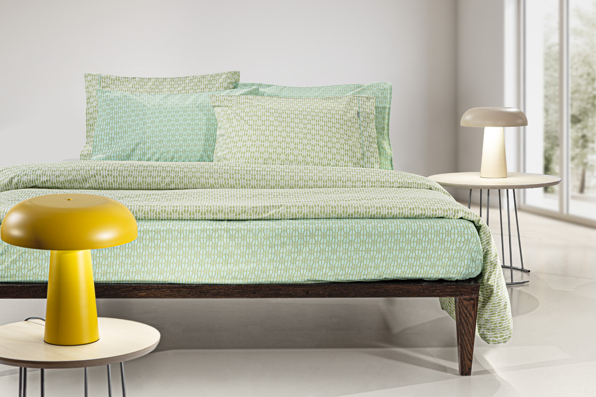 Σετ 4τμχ Σεντόνια Sandy Aloe με Λάστιχο 170x200+32