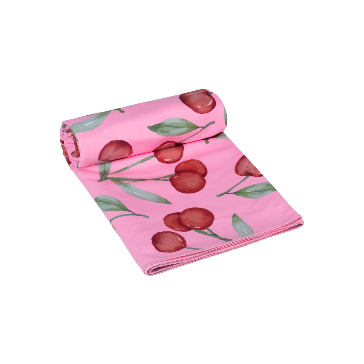 Estia πετσετα θαλασσησ microfiber με τσαντακι cherry rose
