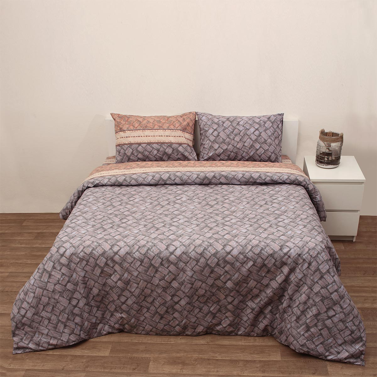 AnnaRiska Σετ παπλωματοθήκη μονή (160Χ240) DES.6003, ANNA RISKA