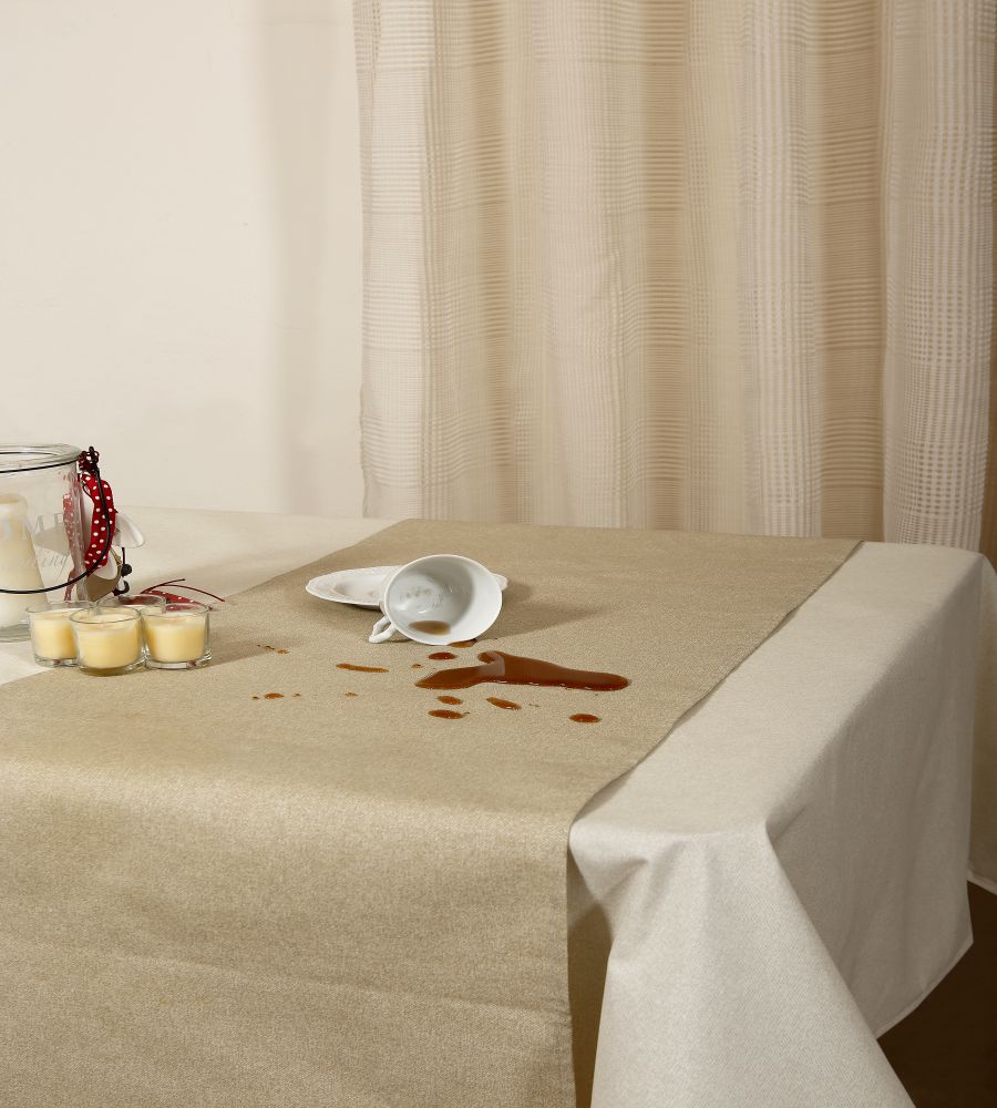 Τραπέζομάντηλο ΝΤΑΙΑΝΑ μπεζ, VIOPROS (Μπεζ, 160Χ200)